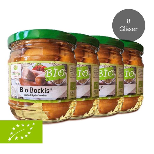 Sparpaket Bio Bockis - Geflügelbockwürste im Glas